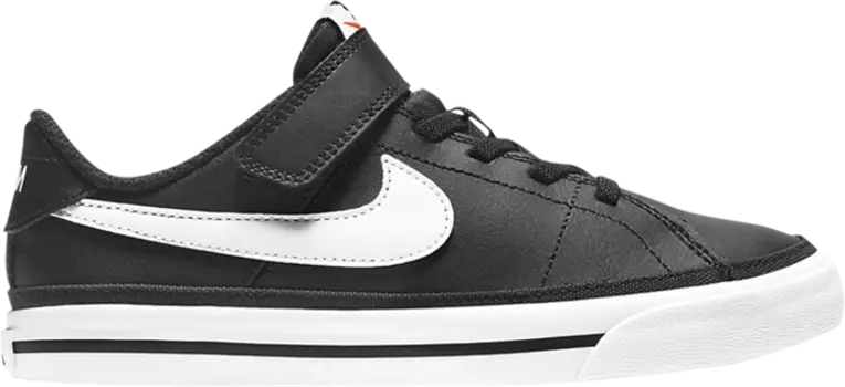 Кроссовки Nike Court Legacy PS 'Black White', черный
