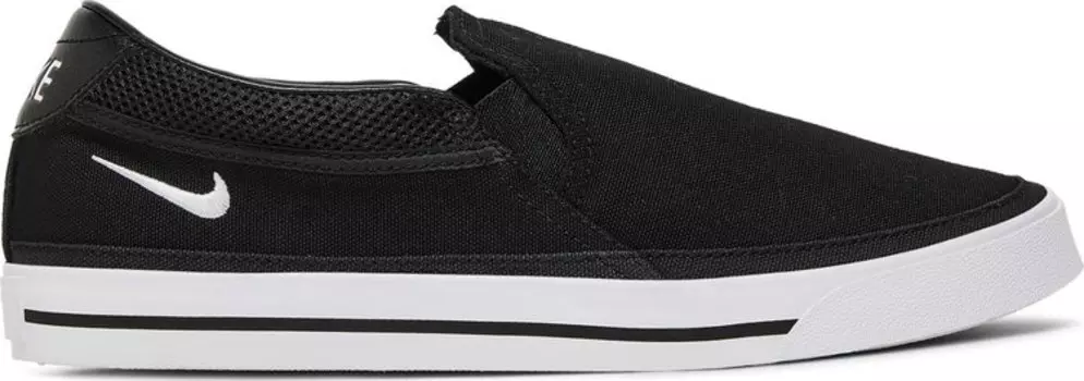 Кроссовки Nike Court Legacy Slip 'Black White', черный