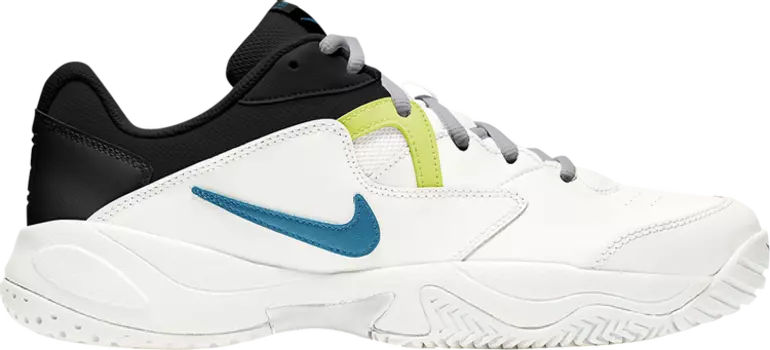Кроссовки Nike Court Lite 2 'Hot Lime Neo Turquoise', белый