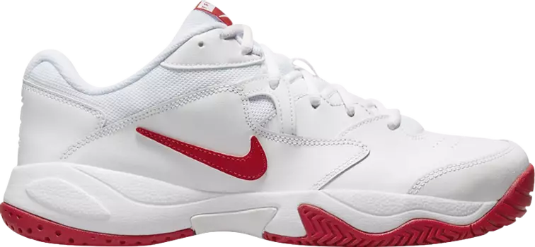 Кроссовки Nike Court Lite 'White University Red', белый