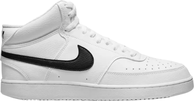 Кроссовки Nike Court Vision Mid Next Nature 'White Black', белый