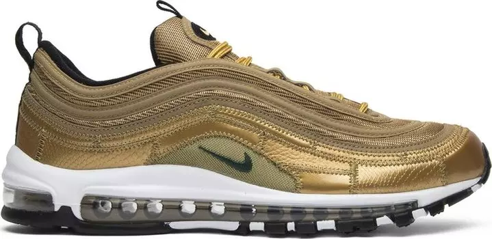 Кроссовки Nike CR7 x Air Max 97 'Golden Patchwork', золотой