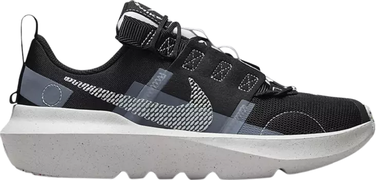 Кроссовки Nike Crater Impact GS 'Black Grey', черный