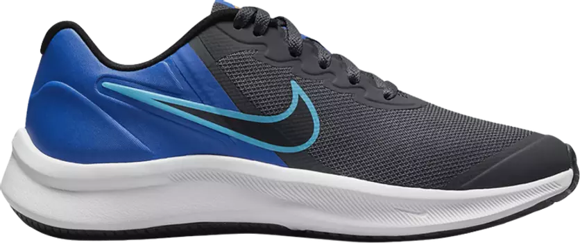 Кроссовки Nike Crater Impact GS 'Light Bone Racer Blue', серый