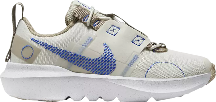 Кроссовки Nike Crater Impact PS 'Light Bone Racer Blue', кремовый