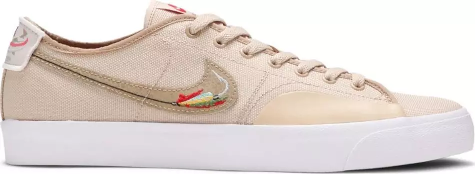 Кроссовки Nike Daan Van Der Linden x Blazer Court SB 'Grain', коричневый