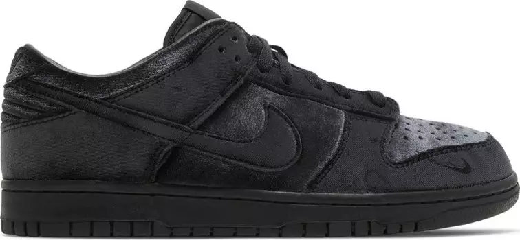 Кроссовки Nike Dover Street Market x Dunk Low 'Black Velvet', черный