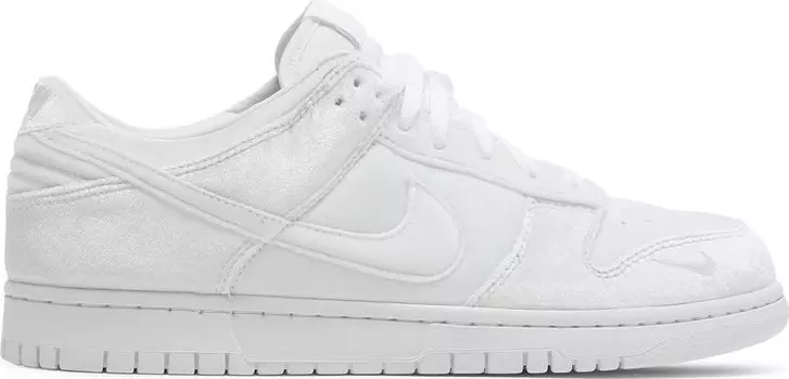 Кроссовки Nike Dover Street Market x Dunk Low 'White Velvet', белый