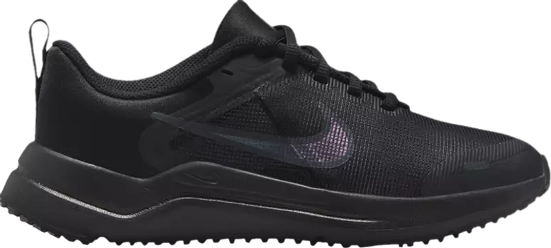 Кроссовки Nike Downshifter 12 GS 'Black Light Smoke Grey', черный