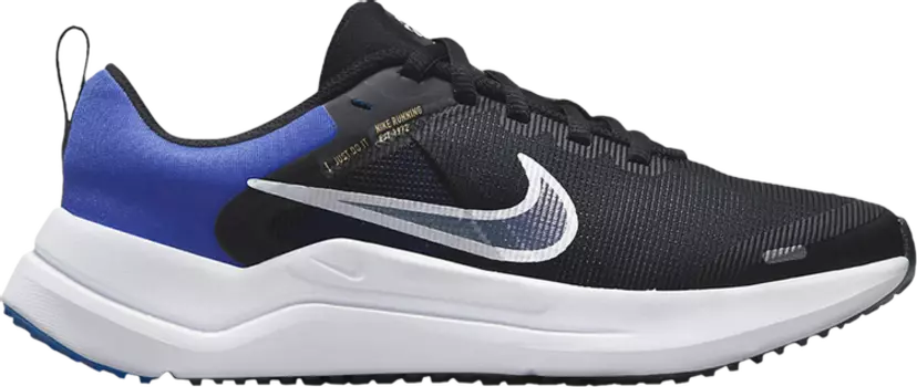 Кроссовки Nike Downshifter 12 GS 'Black Racer Blue', черный