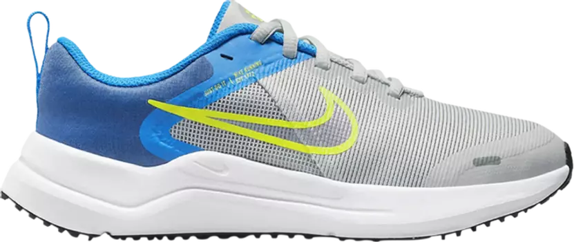 Кроссовки Nike Downshifter 12 GS 'Grey Fog Mystic Navy', серый