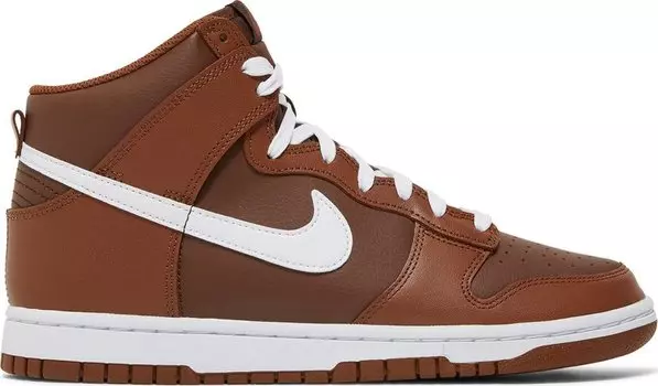 Кроссовки Nike Dunk High 'Chocolate', коричневый