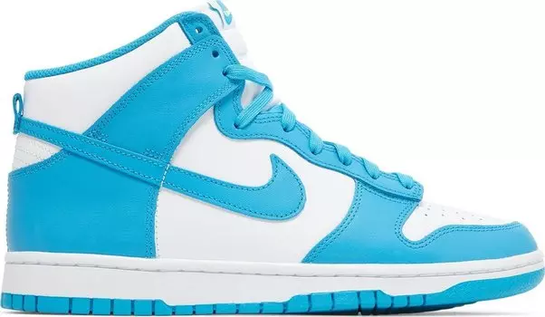 Кроссовки Nike Dunk High 'Laser Blue', белый