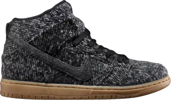 Кроссовки Nike Dunk High 'Warmth', черный