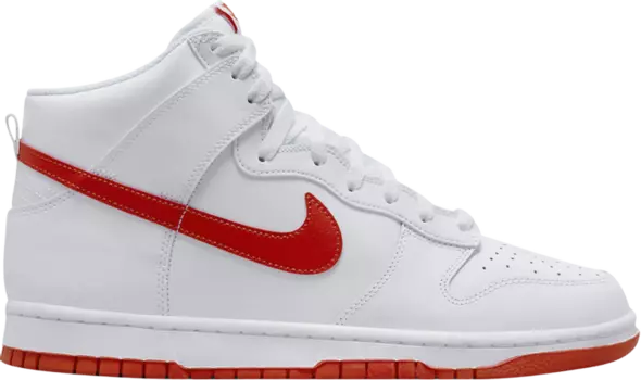 Кроссовки Nike Dunk High 'White Picante Red', белый