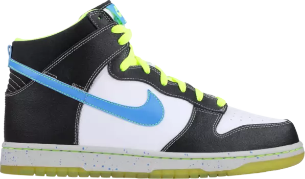 Кроссовки Nike Dunk High AS Premium 'White Blue Glow', белый