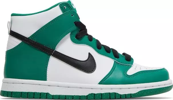 Кроссовки Nike Dunk High GS 'Celtics', зеленый