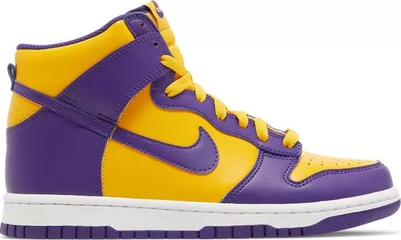 Кроссовки Nike Dunk High GS 'Lakers', фиолетовый