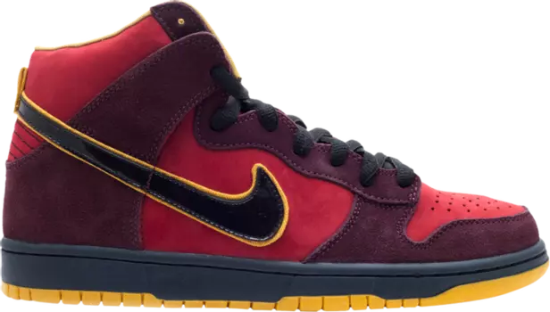 Кроссовки Nike Dunk High Premium SB 'Iron Man', красный