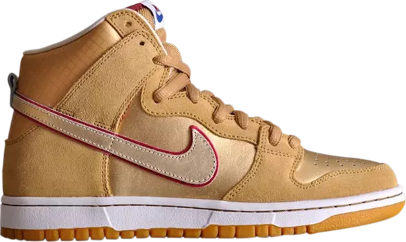 Кроссовки Nike Dunk High Premium SB 'Koston', золотой