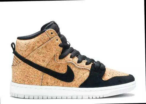 Кроссовки Nike DUNK HIGH PREMIUM SB 'CORK', черный