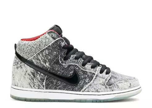 Кроссовки Nike DUNK HIGH PREMIUM SB 'SALT STAIN', черный