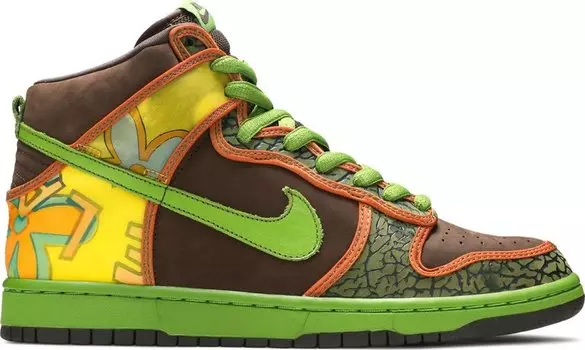 Кроссовки Nike Dunk High Pro SB 'De La Soul', коричневый