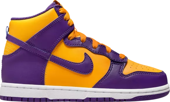 Кроссовки Nike Dunk High PS 'Lakers', фиолетовый
