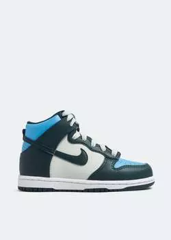 Кроссовки Nike Dunk High, разноцветный