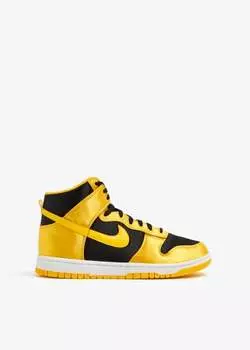 Кроссовки Nike Dunk High 'Satin Goldenrod', желтый