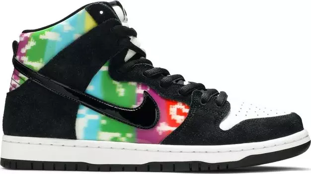 Кроссовки Nike Dunk High SB 'TV Signal', многоцветный