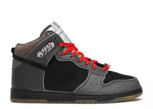 Кроссовки Nike DUNK HIGH SB PREMIUM 'MF DOOM', черный