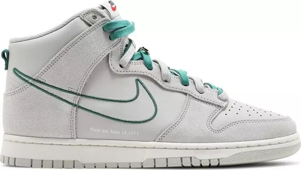 Кроссовки Nike Dunk High SE 'First Use Pack - Green Noise', белый