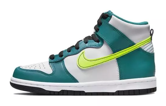 Кроссовки Nike Dunk High Bright Spruce Volt GS