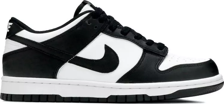 Кроссовки Nike Dunk Low GS 'Black White', черный