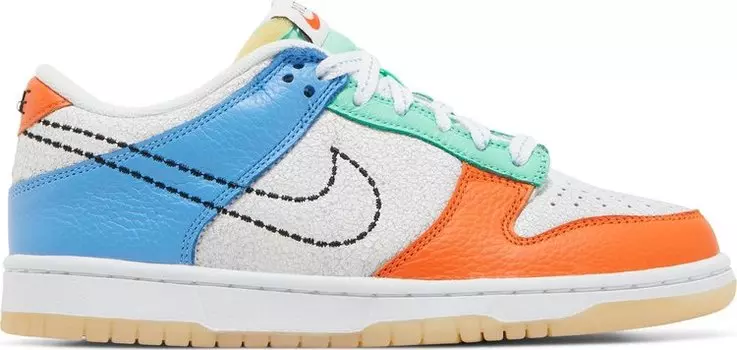 Кроссовки Nike Dunk Low GS 'Nike 101', многоцветный