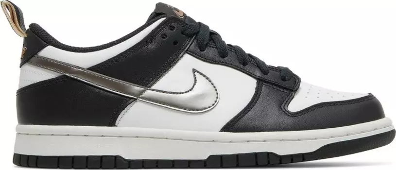 Кроссовки Nike Dunk Low GS 'Off Noir Metallic Pewter', белый