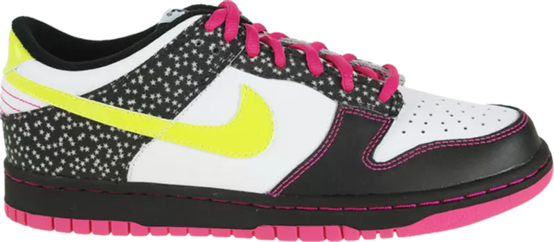 Кроссовки Nike Dunk Low GS 'Pink Volt', белый