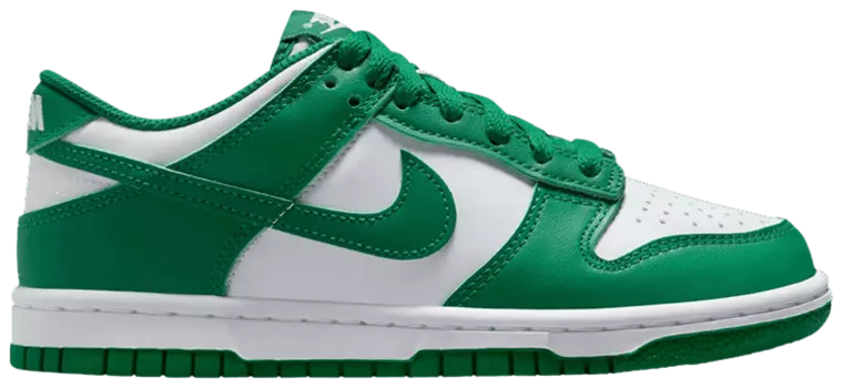 Кроссовки Nike Dunk Low GS 'Malachite', зеленый
