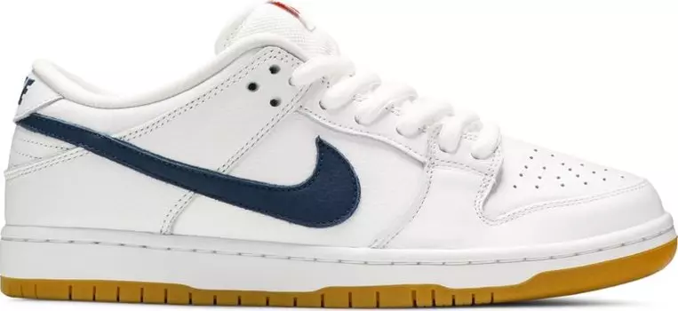 Кроссовки Nike Dunk Low Pro ISO SB 'Orange Label - White Navy', белый