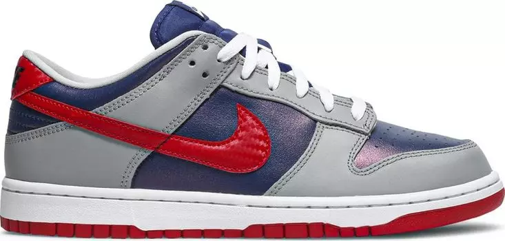 Кроссовки Nike Dunk Low Retro 'Samba' 2020, серебряный