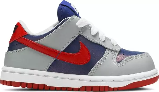 Кроссовки Nike Dunk Low Retro TD 'Samba' 2020, серебряный