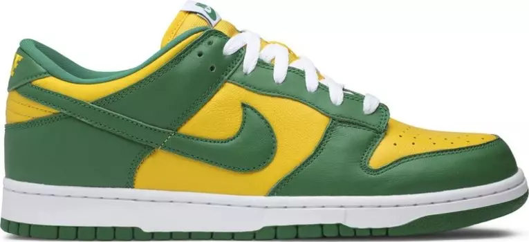 Кроссовки Nike Dunk Low SP 'Brazil' 2020, зеленый