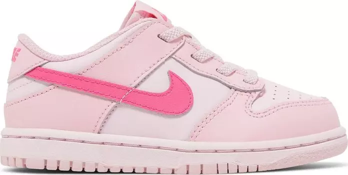 Кроссовки Nike Dunk Low TD 'Triple Pink', розовый