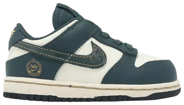 Кроссовки Nike Dunk Low TD 'Deep Jungle', зеленый