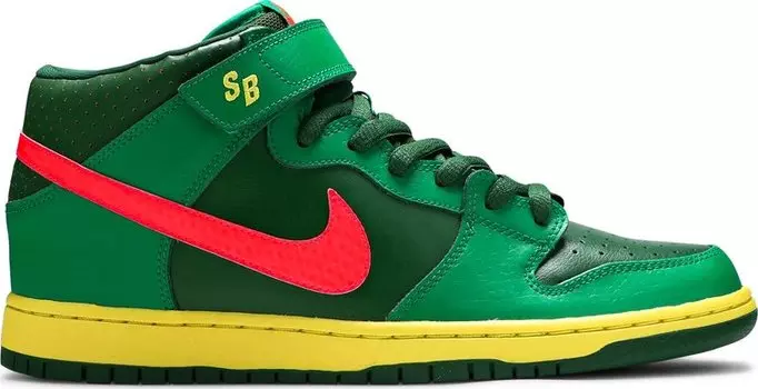Кроссовки Nike Dunk Mid Pro SB 'Watermelon', зеленый