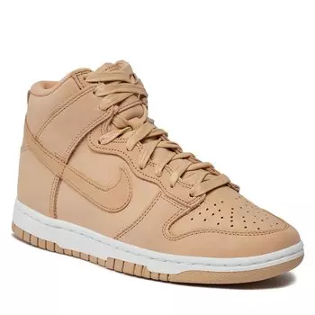 Кроссовки Nike DunkHigh Prm, бежевый