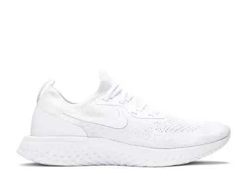 Кроссовки Nike EPIC REACT FLYKNIT 'TRIPLE WHITE', белый