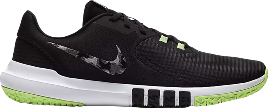 Кроссовки Nike Flex Control 4 'Black Camo Swoosh', черный