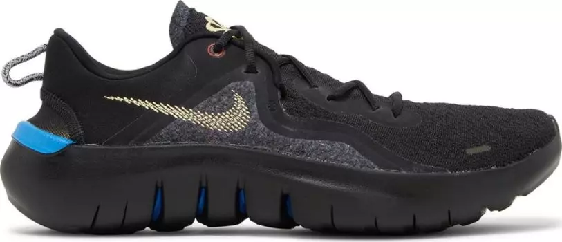 Кроссовки Nike Flex Run 2021 'Black Melon Tint', черный